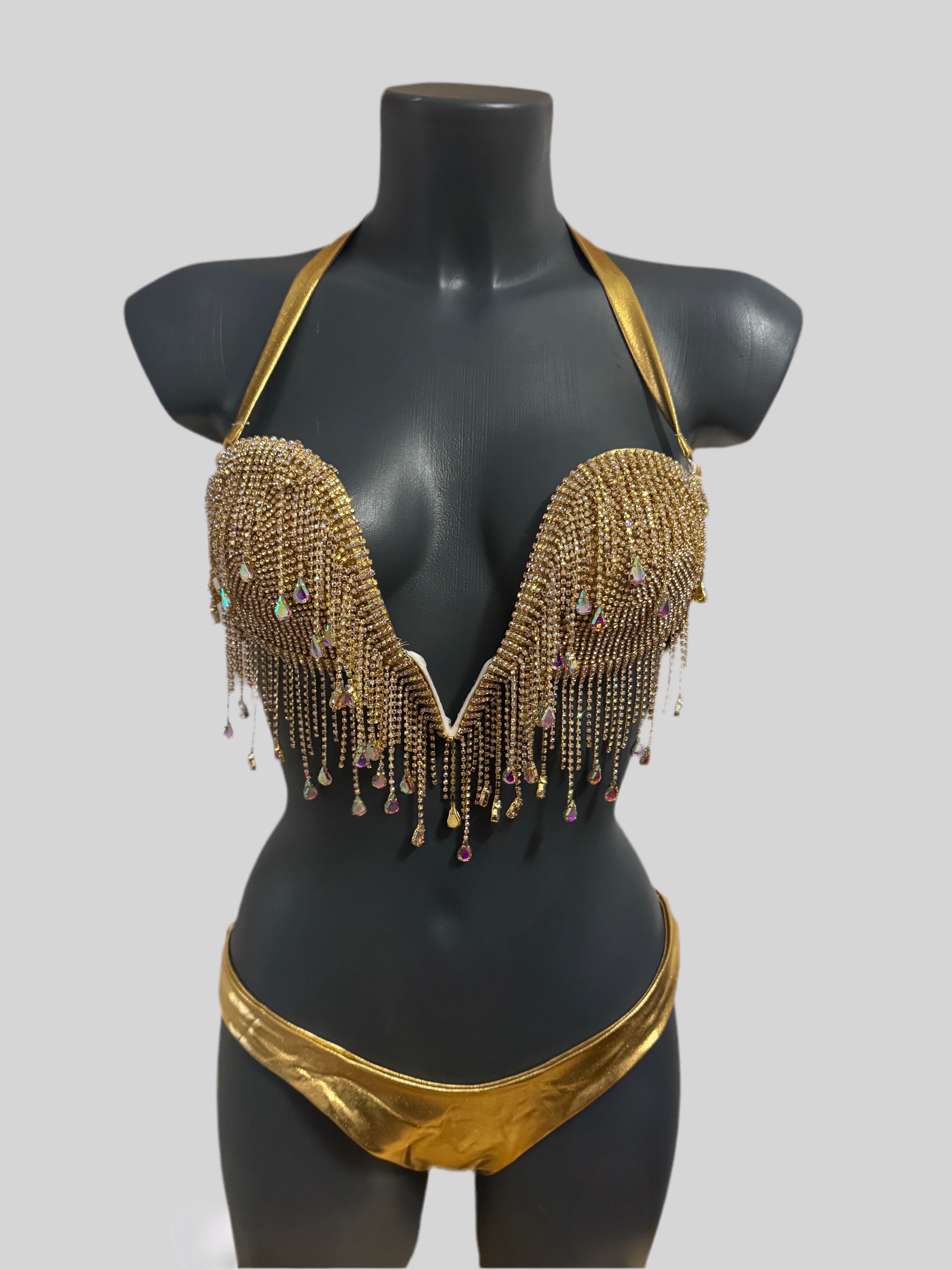 Bikini Diamonds with Crystals