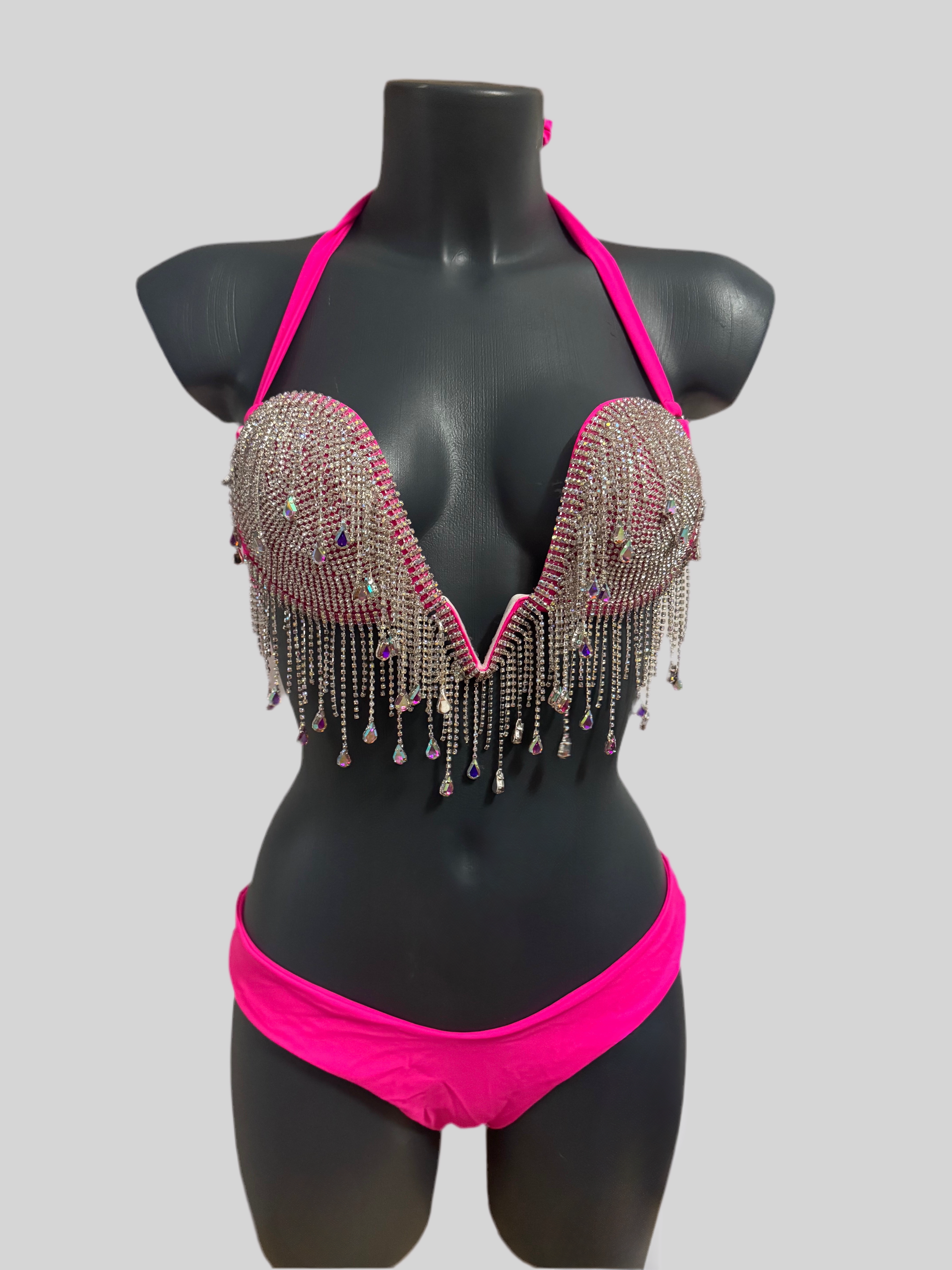 Bikini Diamonds with Crystals