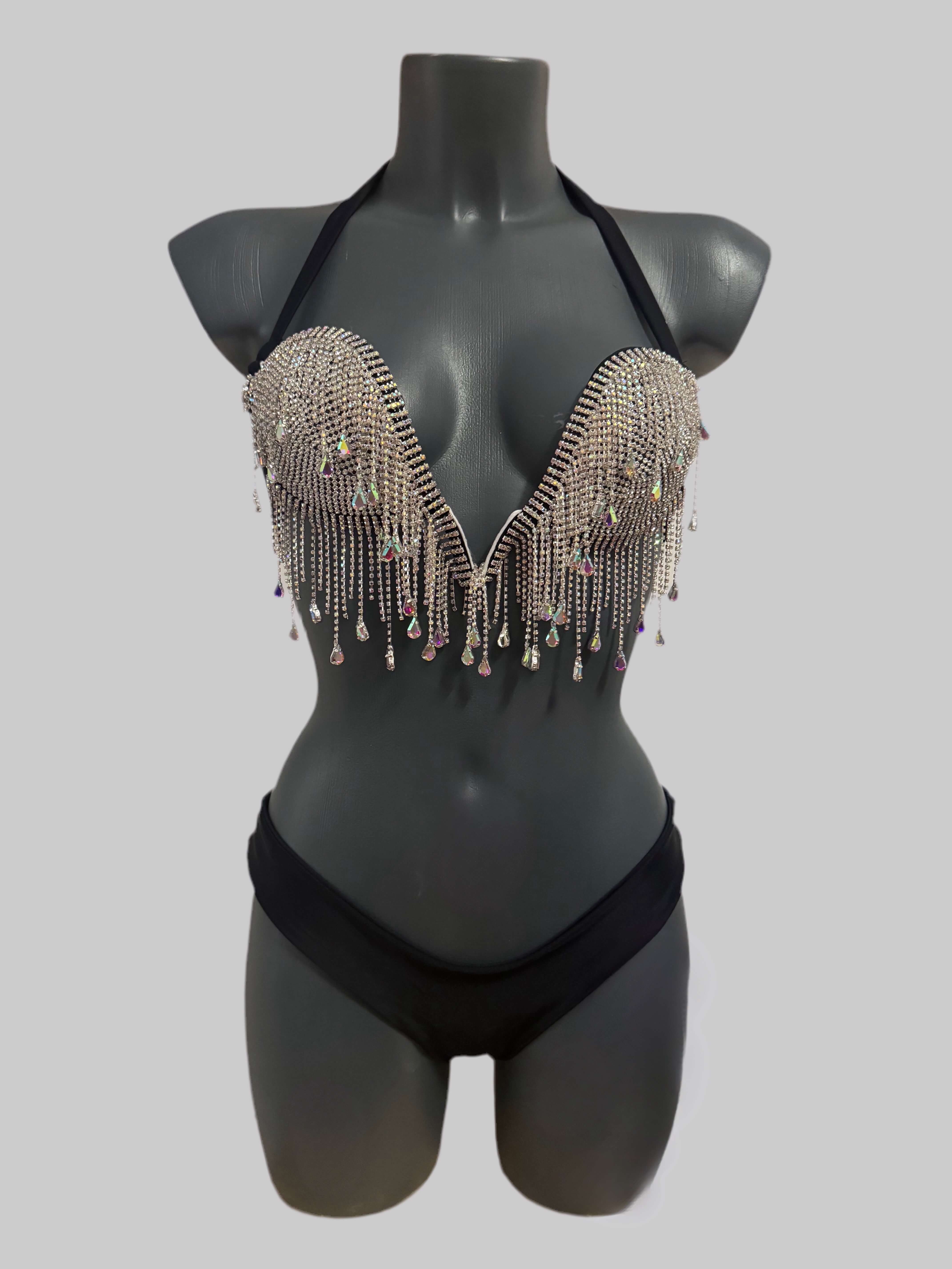 bikini luxury beauty confortable crystal swarosky